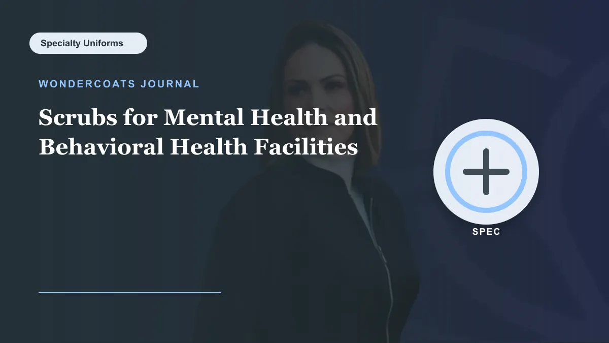 Scrubs for Mental Health and Behavioral Health Facilities - WonderCoats guide