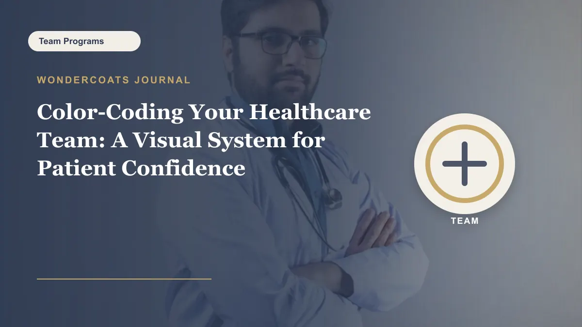 Color-Coding Your Healthcare Team: A Visual System for Patient Confidence - WonderCoats guide