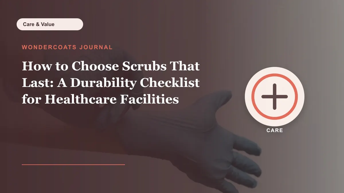 How to Choose Scrubs That Last: A Durability Checklist for Healthcare Facilities - WonderCoats guide