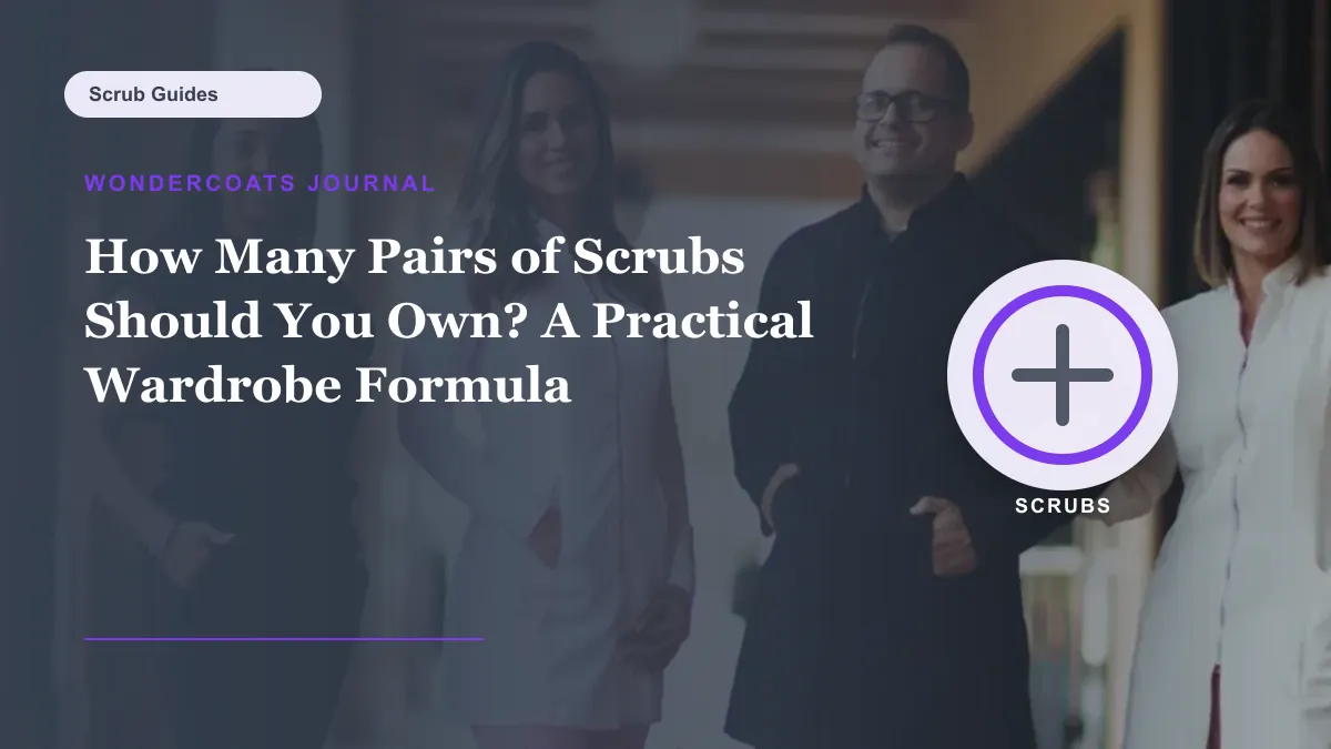 How Many Pairs of Scrubs Should You Own? A Practical Wardrobe Formula - WonderCoats guide