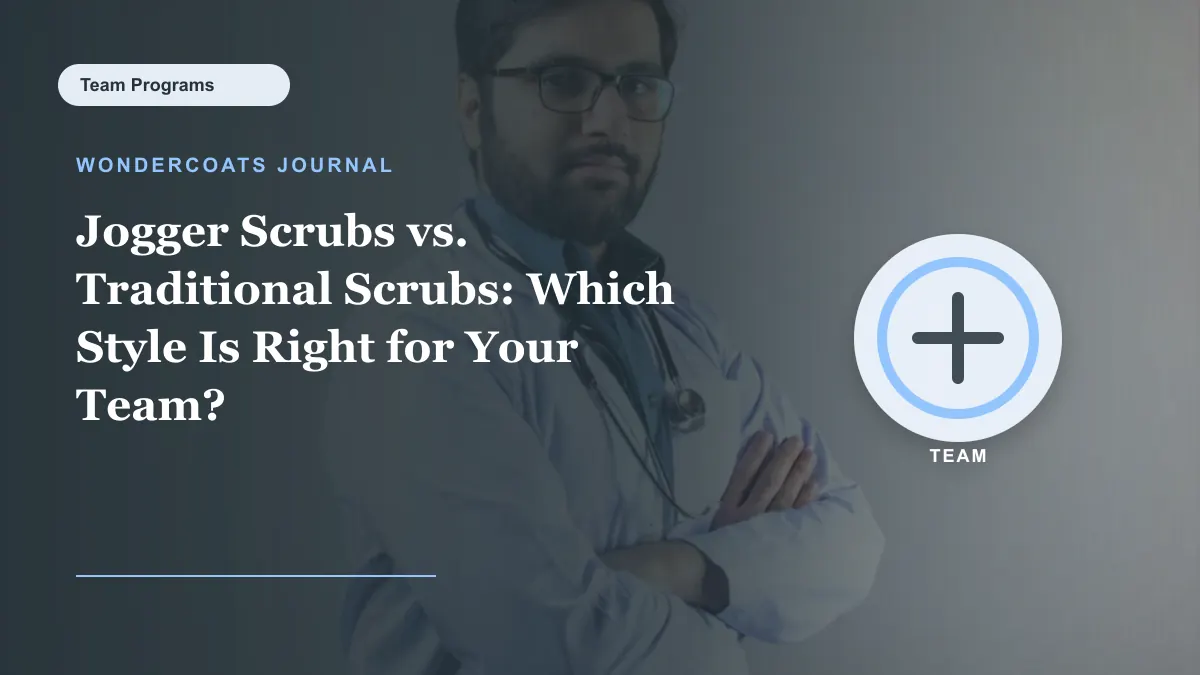 Jogger Scrubs vs. Traditional Scrubs: Which Style Is Right for Your Team? - WonderCoats guide