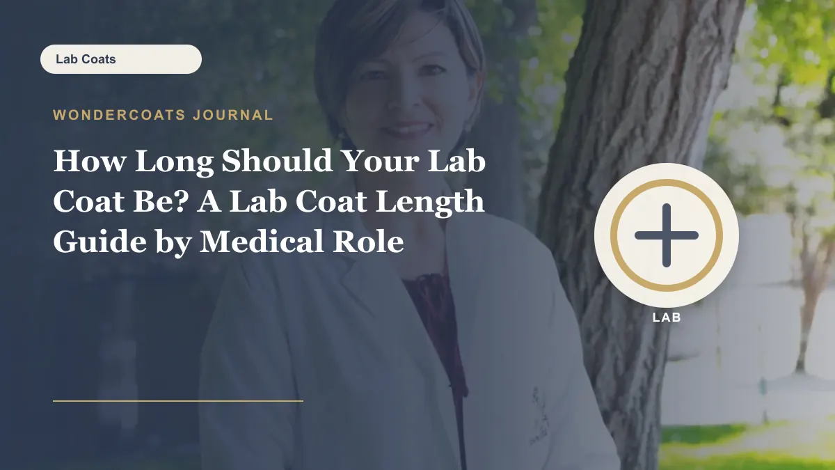 How Long Should Your Lab Coat Be? A Lab Coat Length Guide by Medical Role - WonderCoats guide