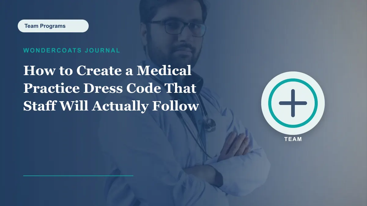 How to Create a Medical Practice Dress Code That Staff Will Actually Follow - WonderCoats guide