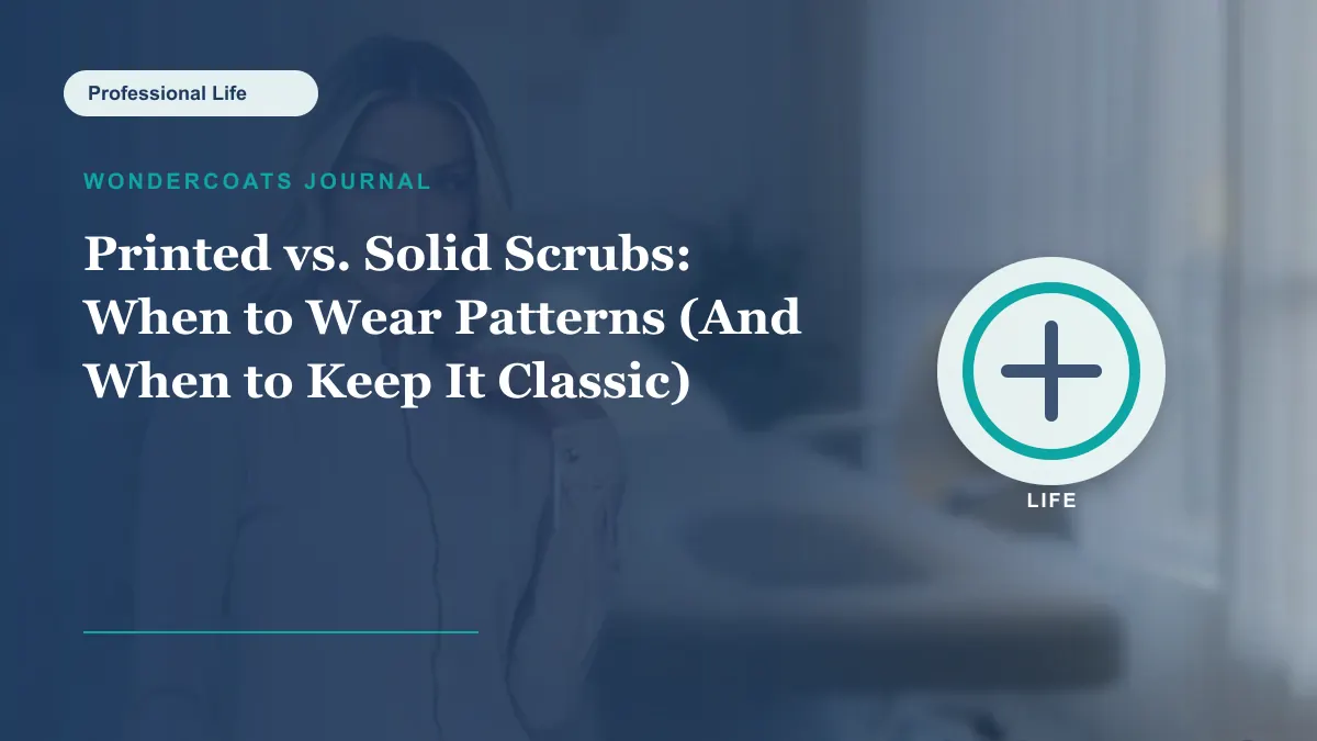 Printed vs. Solid Scrubs: When to Wear Patterns (And When to Keep It Classic) - WonderCoats guide