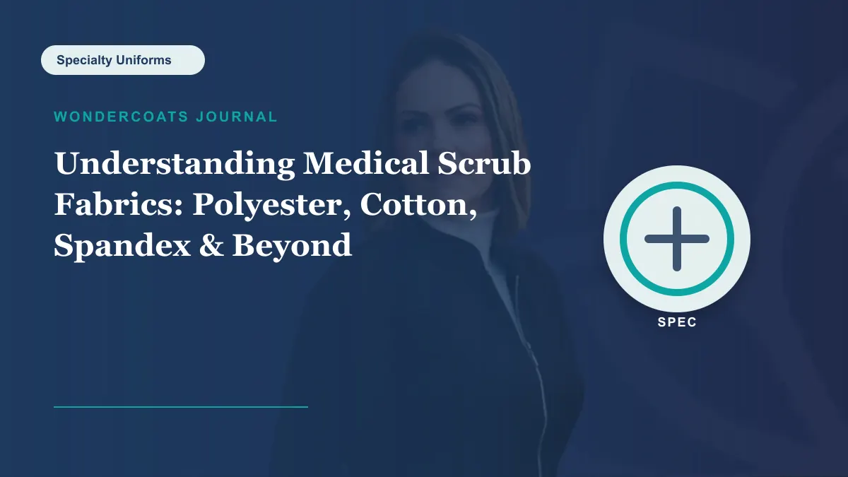 Understanding Medical Scrub Fabrics: Polyester, Cotton, Spandex & Beyond - WonderCoats guide