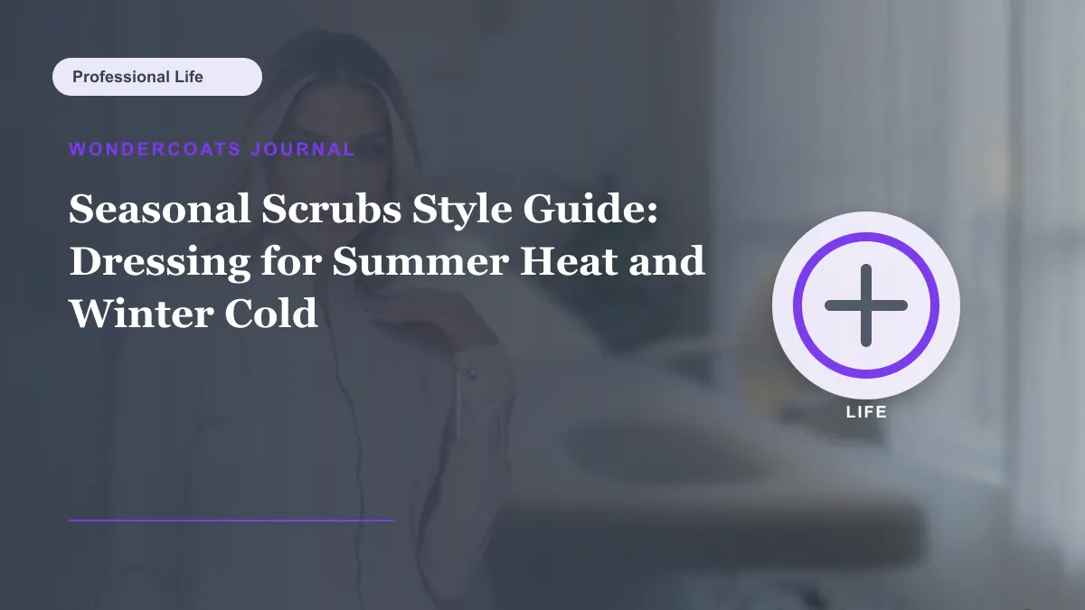 Seasonal Scrubs Style Guide: Dressing for Summer Heat and Winter Cold - WonderCoats guide