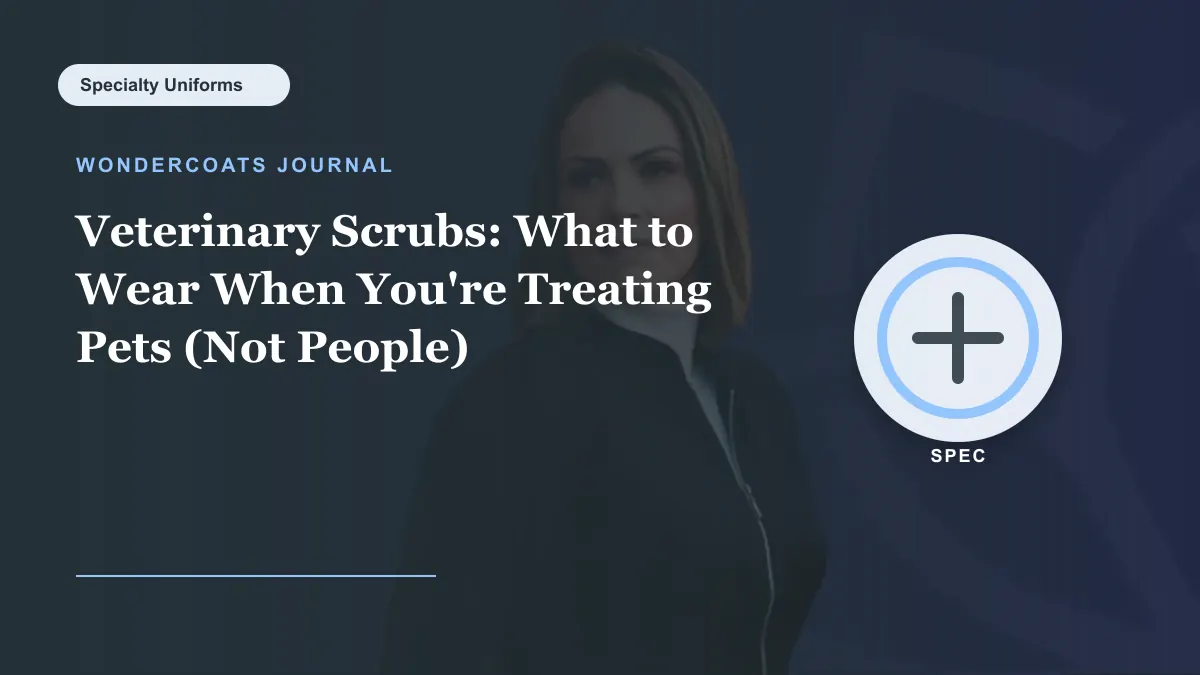 Veterinary Scrubs: What to Wear When You're Treating Pets (Not People) - WonderCoats guide