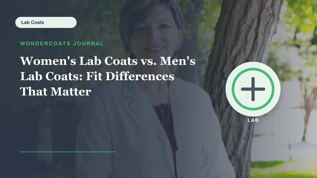 Women's Lab Coats vs. Men's Lab Coats: Fit Differences That Matter - WonderCoats guide
