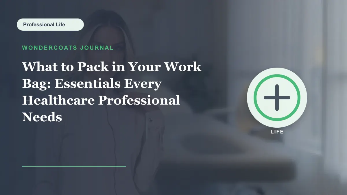 What to Pack in Your Work Bag: Essentials Every Healthcare Professional Needs - WonderCoats guide