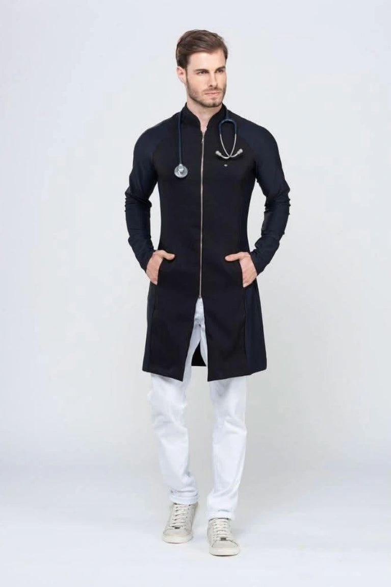 Men's Carmel Black Lab Coat