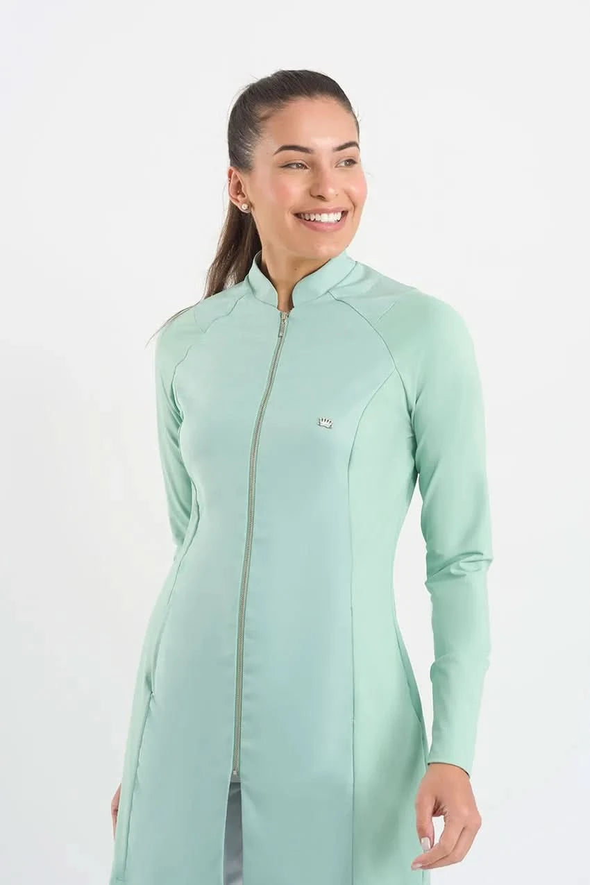 Women's Carmel Mint Lab Coat