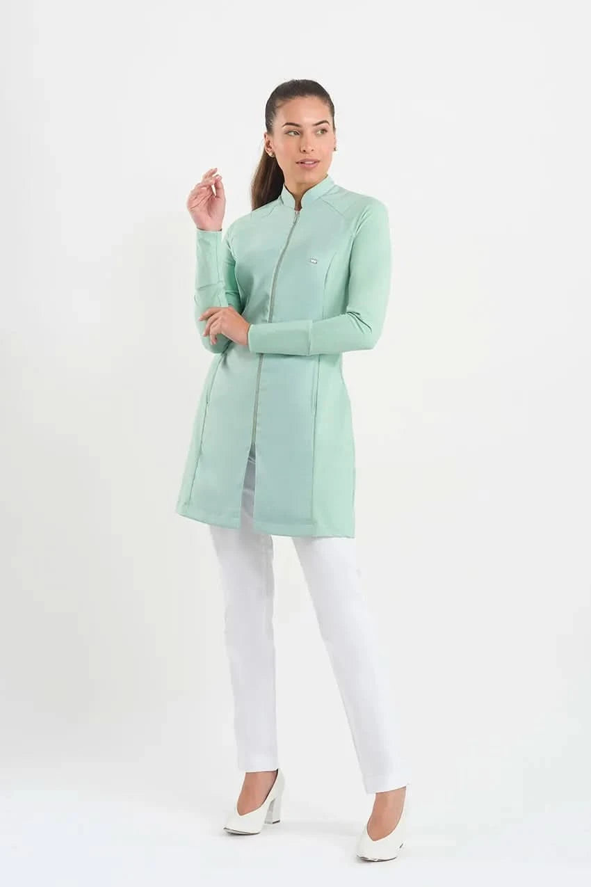 Women's Carmel Mint Lab Coat