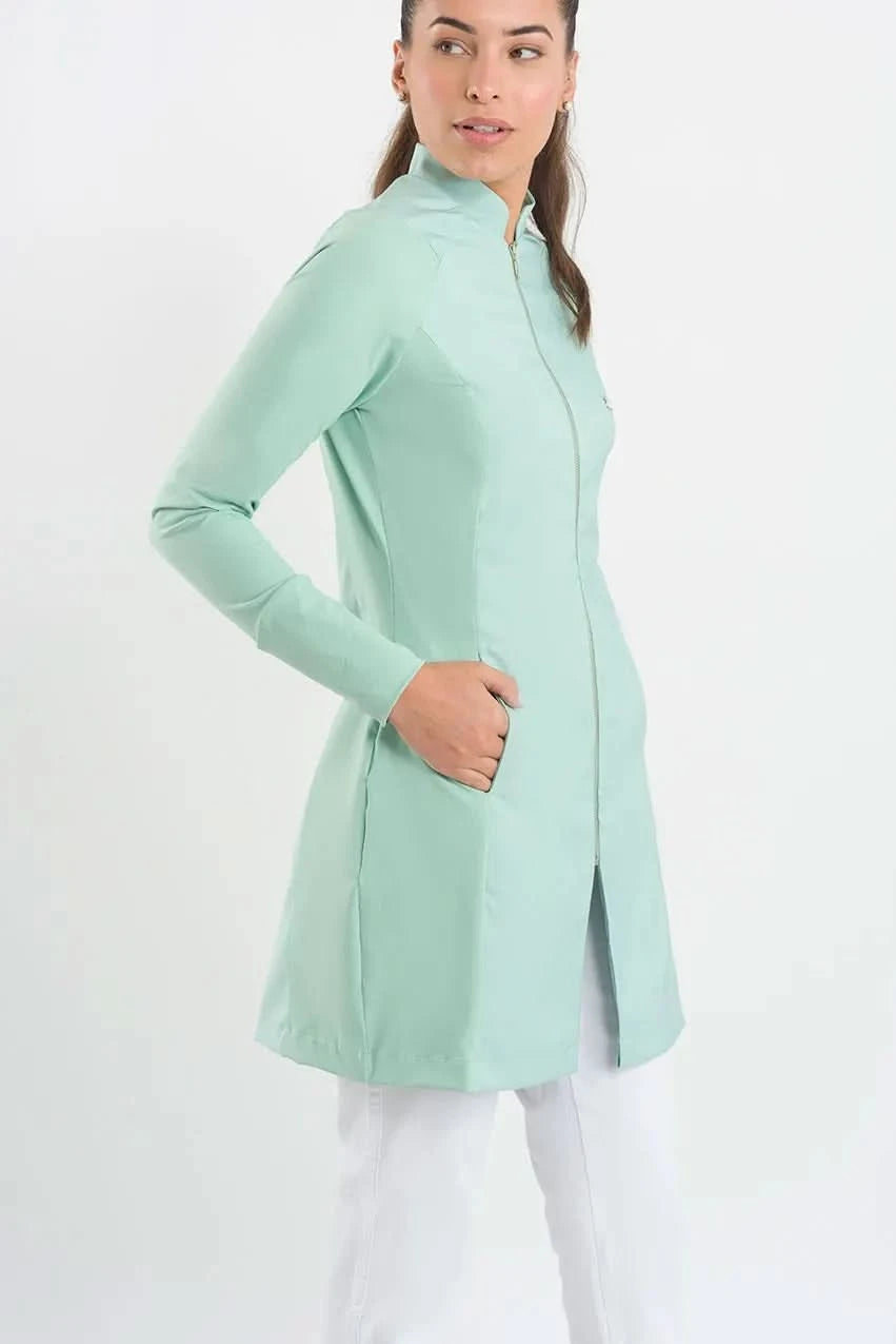 Women's Carmel Mint Lab Coat