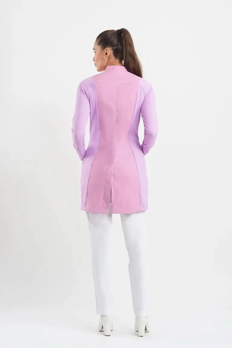Women's Carmel Lilac Lab Coat