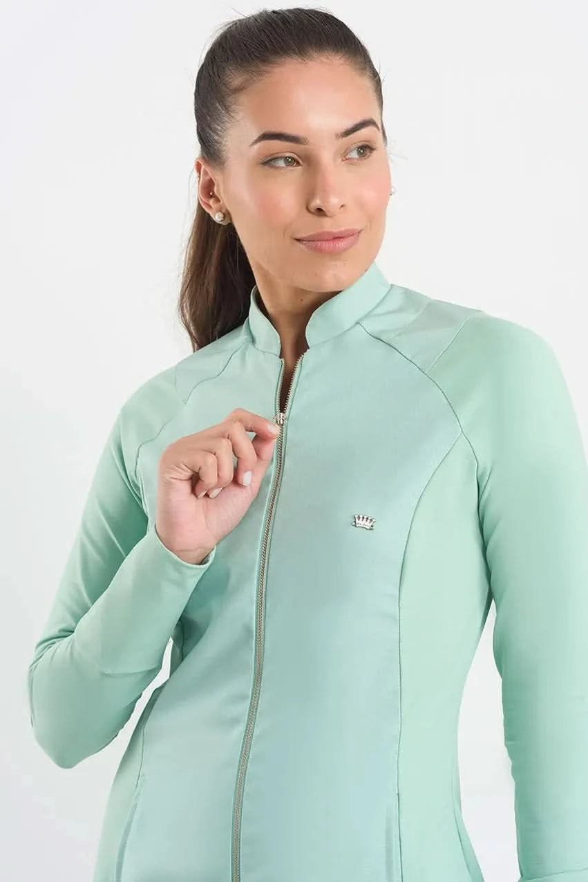 Women's Carmel Mint Lab Coat