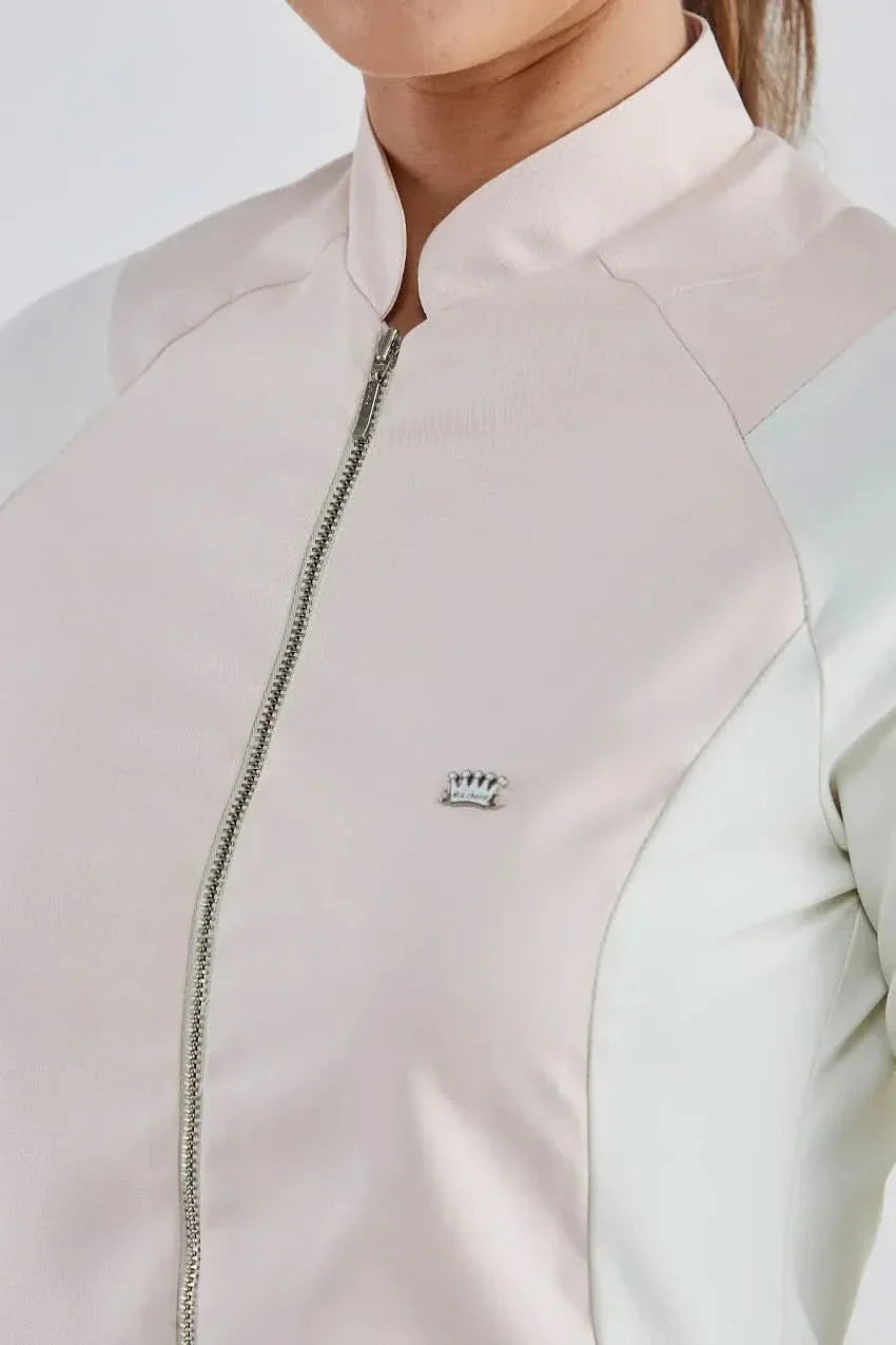 Women's Mix Carmel Nude Lab Coat