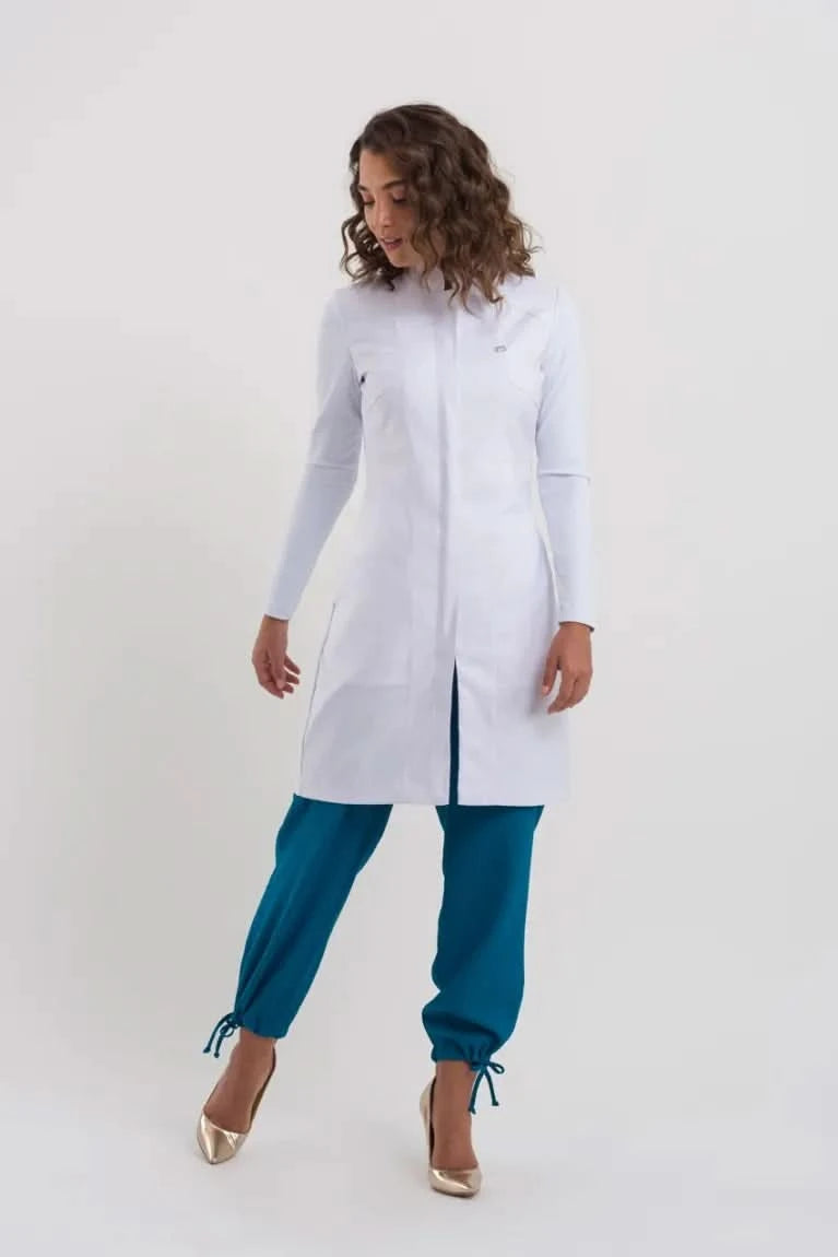 Women’s Charlotte White Lab Coat