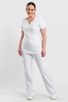 Women’s Dallas White Scrub