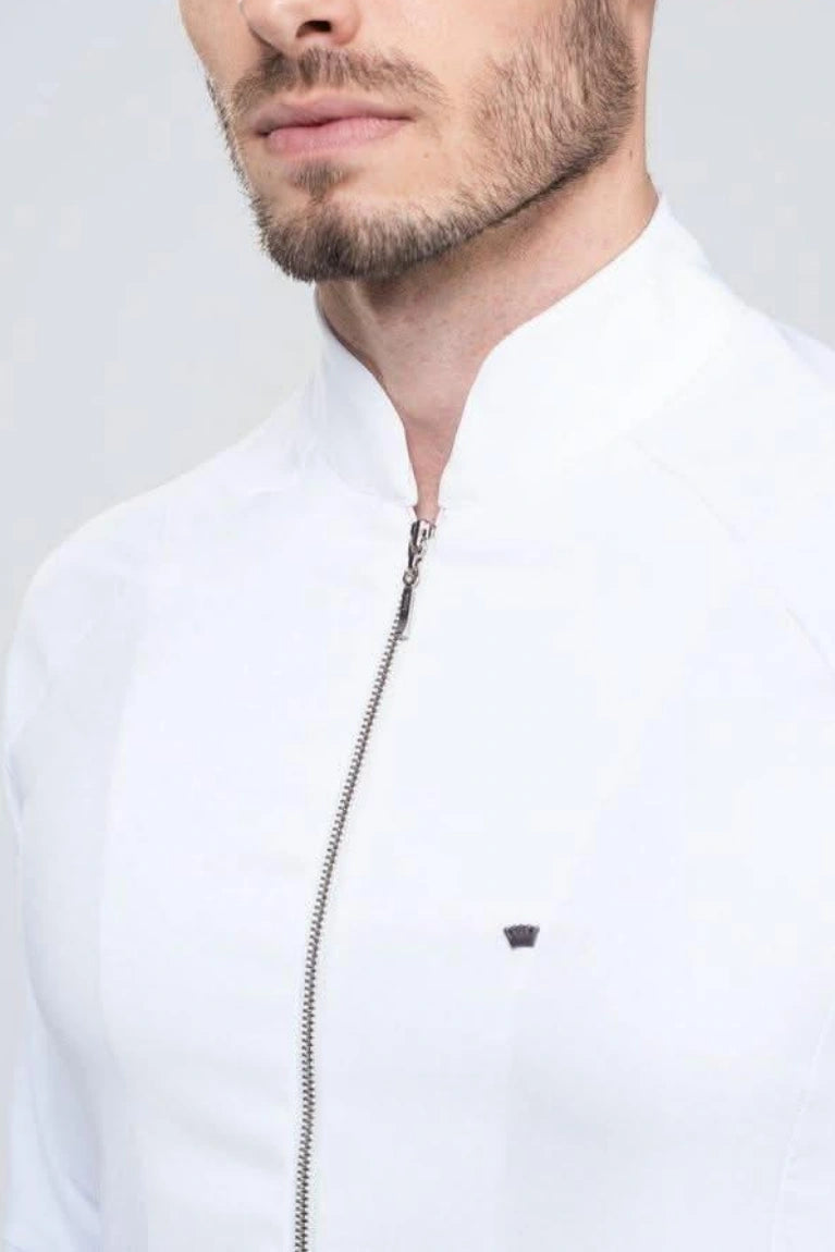 Men's Carmel White Lab Coat