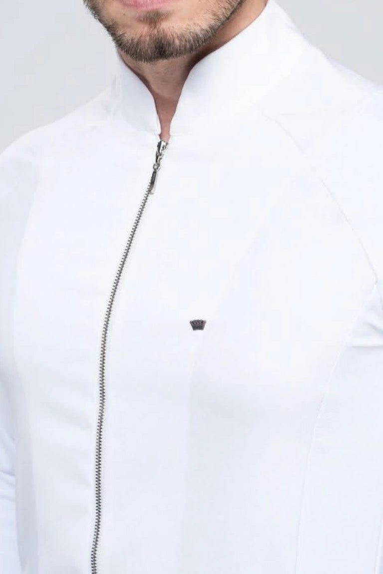 Men's Carmel White Lab Coat