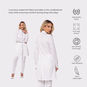 Lily Women's Lab Coat – Versatile, Comfortable & Stylish