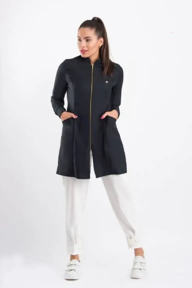 Women's Hawaii Black Lab Coat