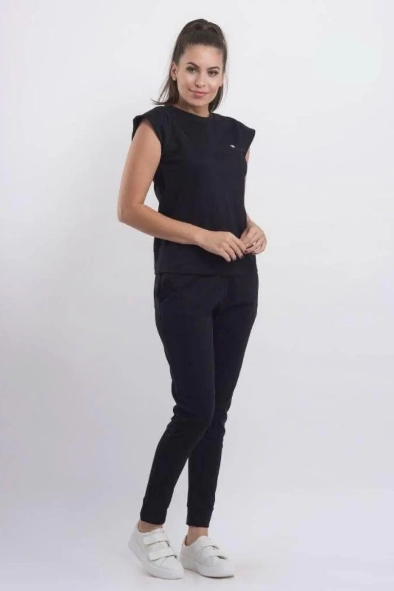 Women's Boston Black Scrub