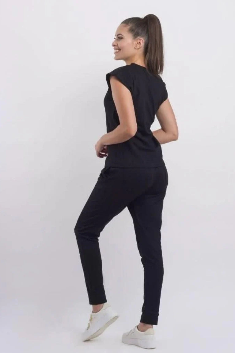 Women's Boston Black Scrub