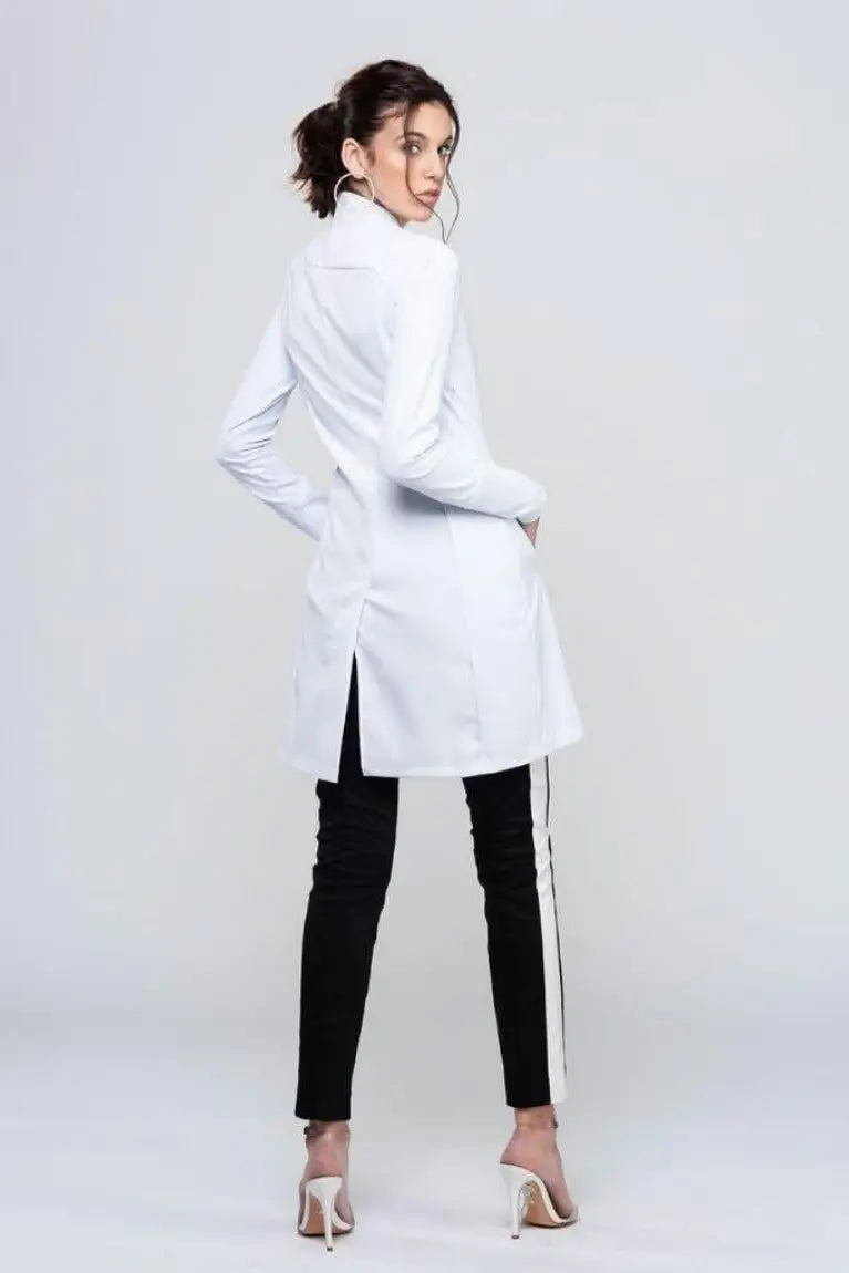 Women's Carmel White Lab Coat