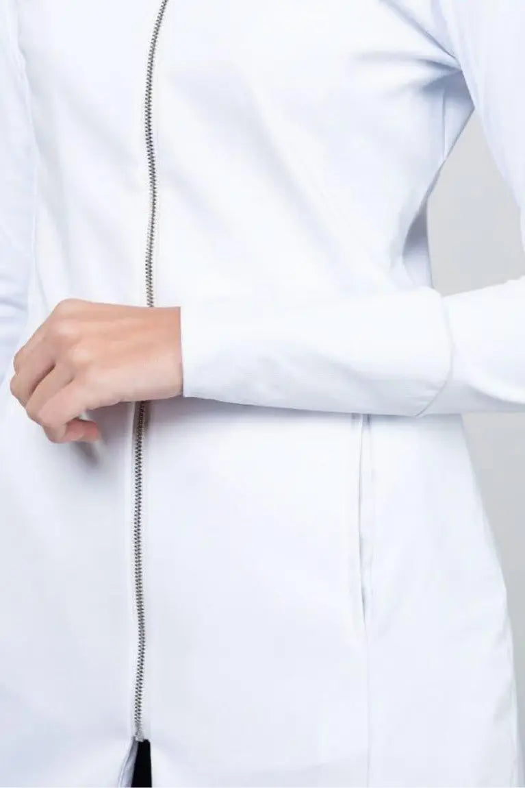 Women's Carmel White Lab Coat