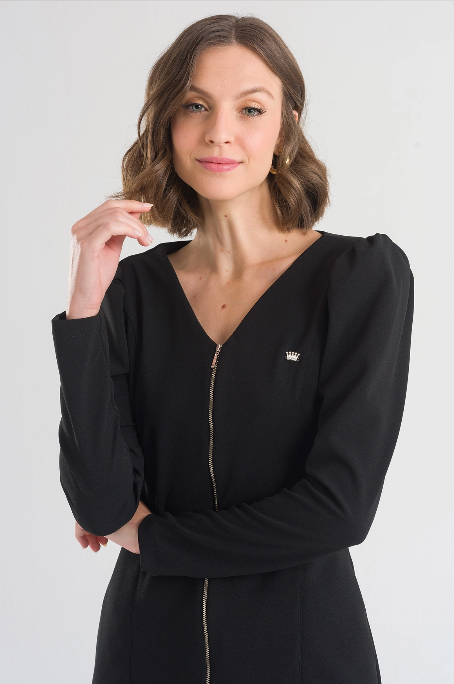 Woman's Hollywood Black Lab Coat