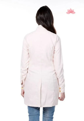 Dra Cherie Women's Rose Hawaii Lab Coat