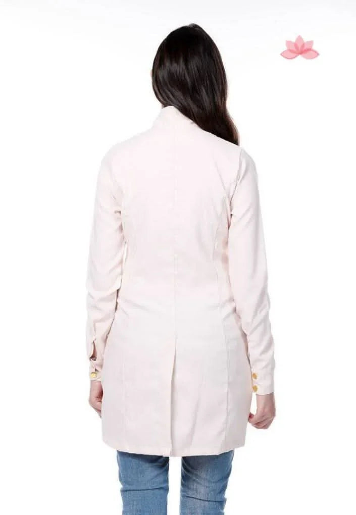 Dra Cherie Women's Rose Hawaii Lab Coat